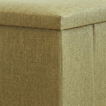 Pouf Coffre Vert Avec Couvercle – Le Fold