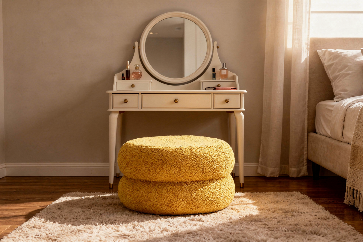 Pouf coiffeuse - bannière collection mobile