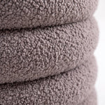 Pouf De Coiffeuse Bouclette Gris – La Luna