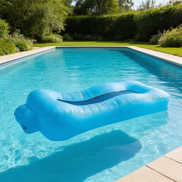 Pouf De Piscine Flottant Bleu Ciel – Le Lagoon – Lifestyle
