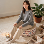 Pouf En Rotin Grand Tabouret Artisanal – Le Zen