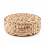 Pouf En Rotin Rond Fin – Le Wabi