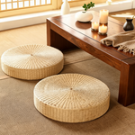 Pouf En Rotin Rond Tressé – Le Wabi