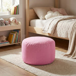 Pouf Enfant Rose Repose-Pieds Clair – Le Step