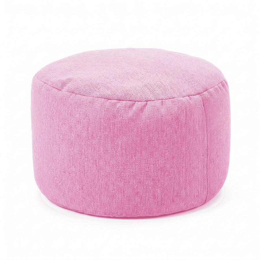 Pouf Enfant Rose Repose-Pieds Clair – Le Step