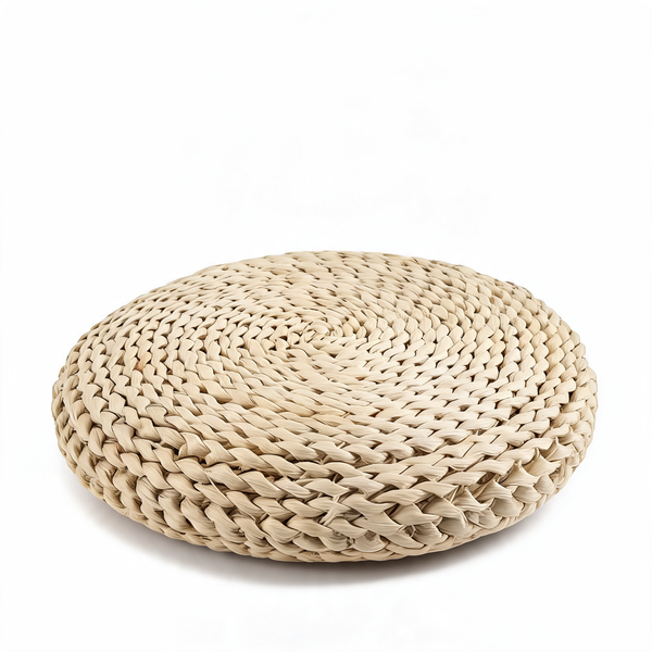 Pouf Extérieur En Rotin Rond – Le Wabi – Studio fond blanc