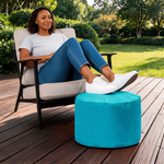 Pouf Extérieur Imperméable Bleu Ciel – Le Nomad
