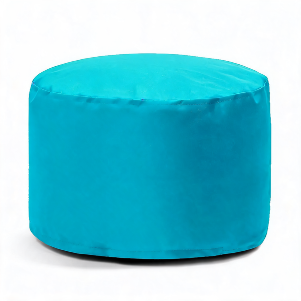 Pouf Extérieur Imperméable Bleu Ciel – Le Nomad – Studio fond blanc