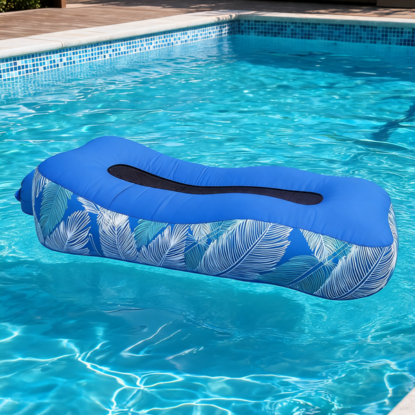 Pouf Flottant Bleu Piscine – Le Lagoon – Lifestyle