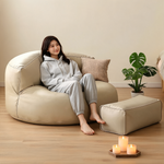 Pouf Géant Chambre Ado Beige – Le Titan