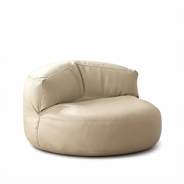 Pouf Géant Chambre Ado Blanc – Le Titan – Studio fond blanc