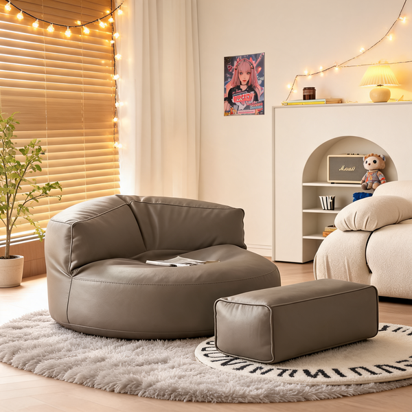 Pouf Géant Chambre Ado Gris – Le Titan – Lifestyle