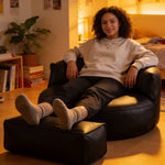 Pouf Géant Chambre Ado Noir avec RP – Le Titan