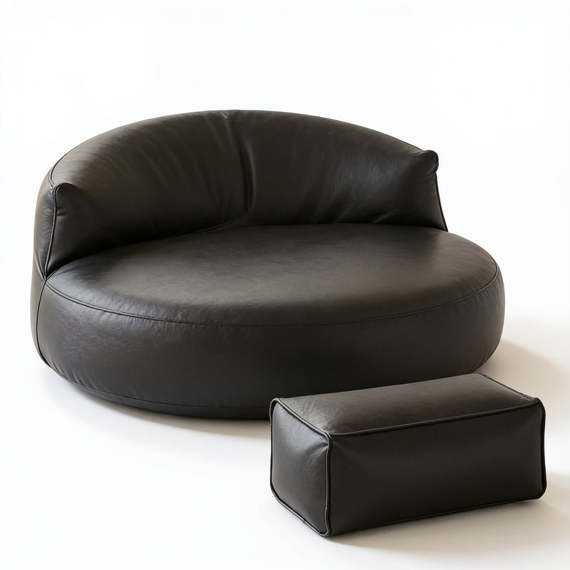 Pouf Géant Chambre Ado Noir avec RP – Le Titan