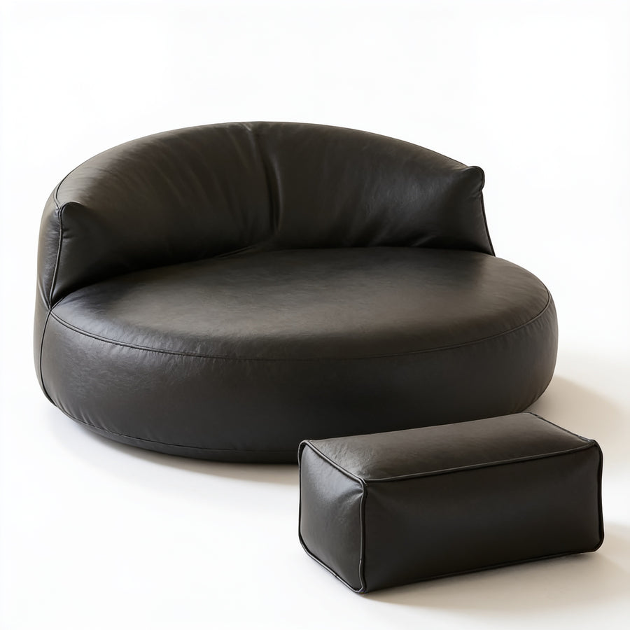 Pouf Géant Chambre Ado Noir avec RP – Le Titan