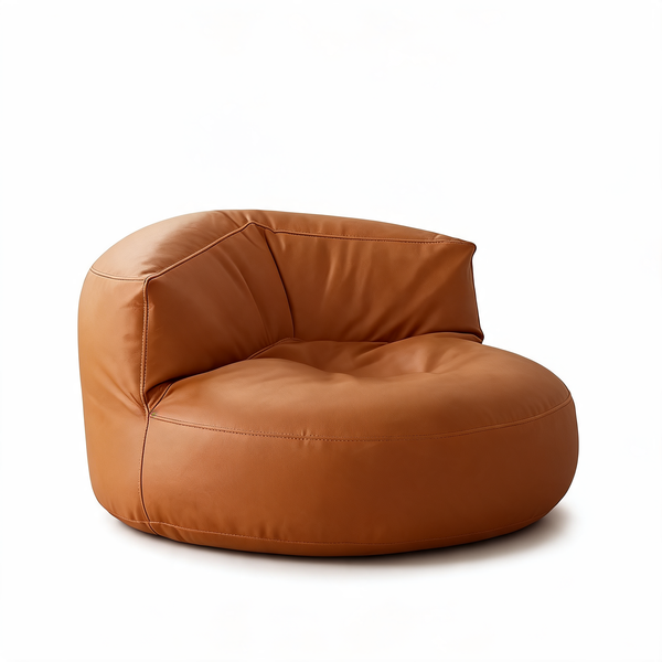 Pouf Géant Chambre Ado Orange – Le Titan – Studio fond blanc