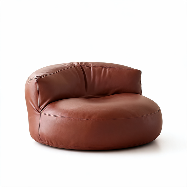 Pouf Géant Chambre Ado Terracotta – Le Titan – Studio fond blanc
