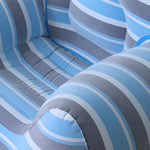 Pouf Gonflable Bleu Géant – L'Horizon