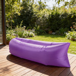 Pouf Gonflable Extérieur Canapé Violet – Le Levant