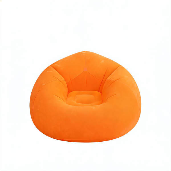 Pouf Gonflable Orange Extérieur – L'Arc – Studio fond blanc