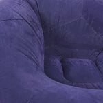 Pouf Gonflable Rond Bleu Uni – Le Gonf