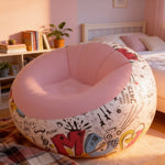 Pouf Gonflable Rose Chambre – Le Bulle