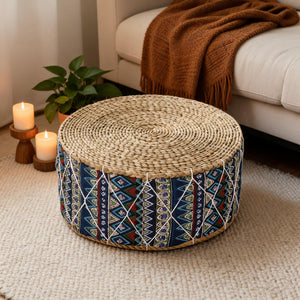 Pouf en Rotin