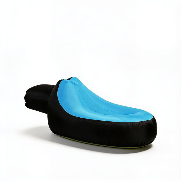 Pouf Piscine Bleu Gonflable – Le Coral – Studio fond blanc