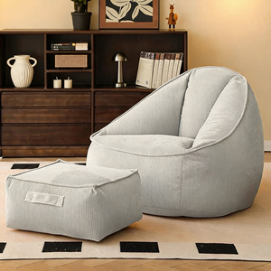 Pouf blanc
