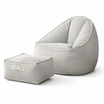 Pouf Poire Blanc Canapé – Le Still
