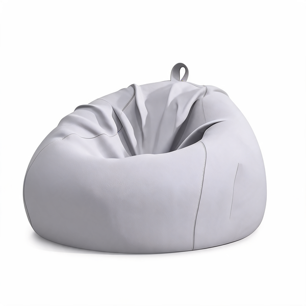 Pouf Poire Gris Clair – Le Burrow – Studio fond blanc