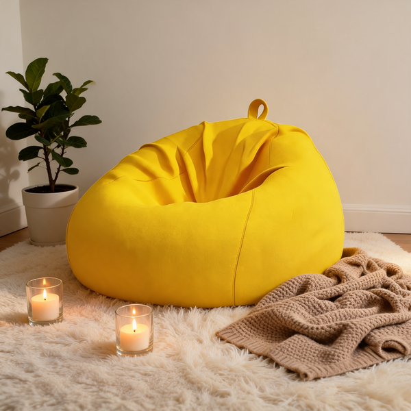 Pouf Poire Jaune Grand – Le Burrow – Lifestyle