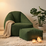 Pouf Poire Vert Salon Canapé – Le Still