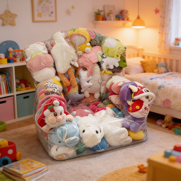 Pouf Pour Bébé Rangement Peluches – Le Kid – Lifestyle
