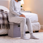 Pouf Pour Chambre Coffre Cube Gris – Le Cube