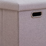 Pouf Pour Chambre Coffre Cube Gris – Le Cube