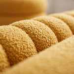 Pouf Pour Coiffeuse Bouclette Jaune – La Luna