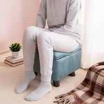 Pouf Rangement Chambre Bleu – Le Bench