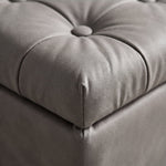 Pouf Rangement Chambre Gris – Le Bench