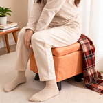 Pouf Rangement Chambre Orange – Le Bench