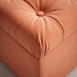 Pouf Rangement Chambre Orange – Le Bench