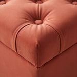 Pouf Rangement Chambre Rouge – Le Bench
