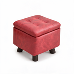 Pouf Rangement Chambre Rouge – Le Bench