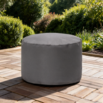 Pouf Repose Pied Extérieur Gris – Le Nomad