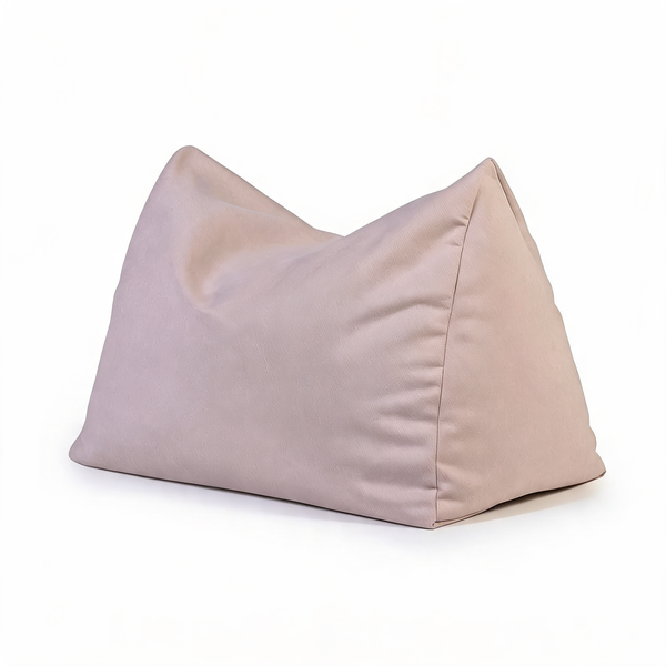 Pouf Repose Pied Gris Rosé – Le Mist – Studio fond blanc