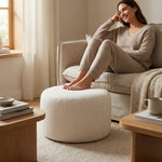 Pouf Repose-Pieds Blanc – Le Step