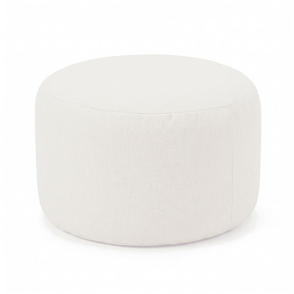 Pouf Repose-Pieds Blanc – Le Step – Studio fond blanc