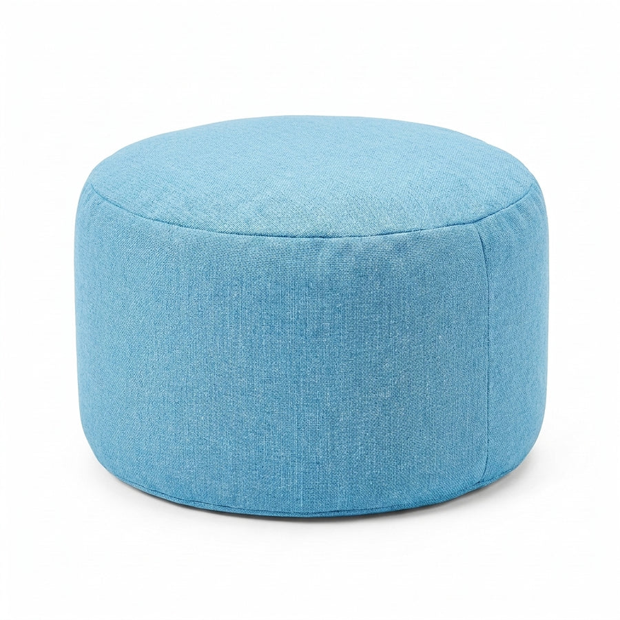 Pouf Repose-Pieds Bleu – Le Step