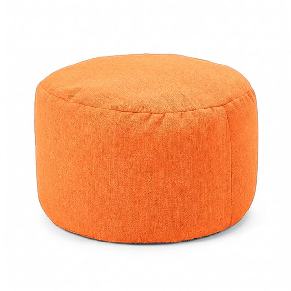Pouf Repose-Pieds Canapé Orange – Le Step – Studio fond blanc