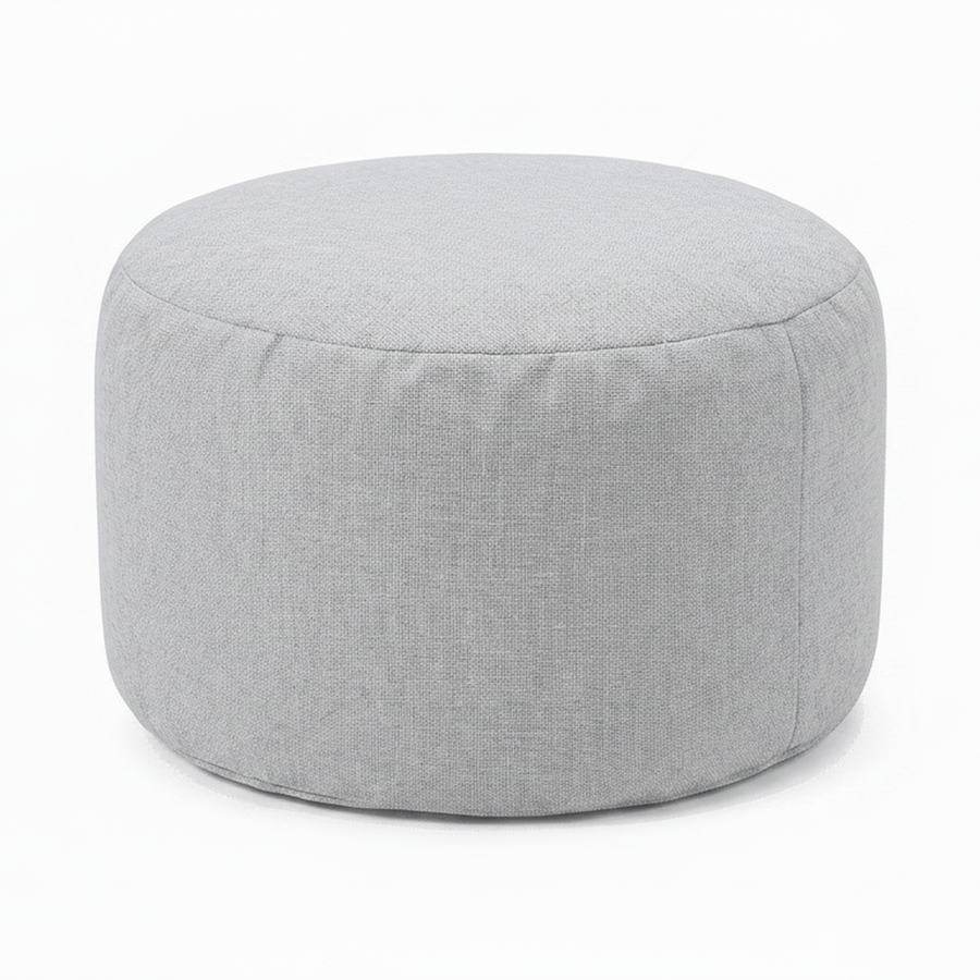 Pouf Repose-Pieds Gris Clair – Le Step